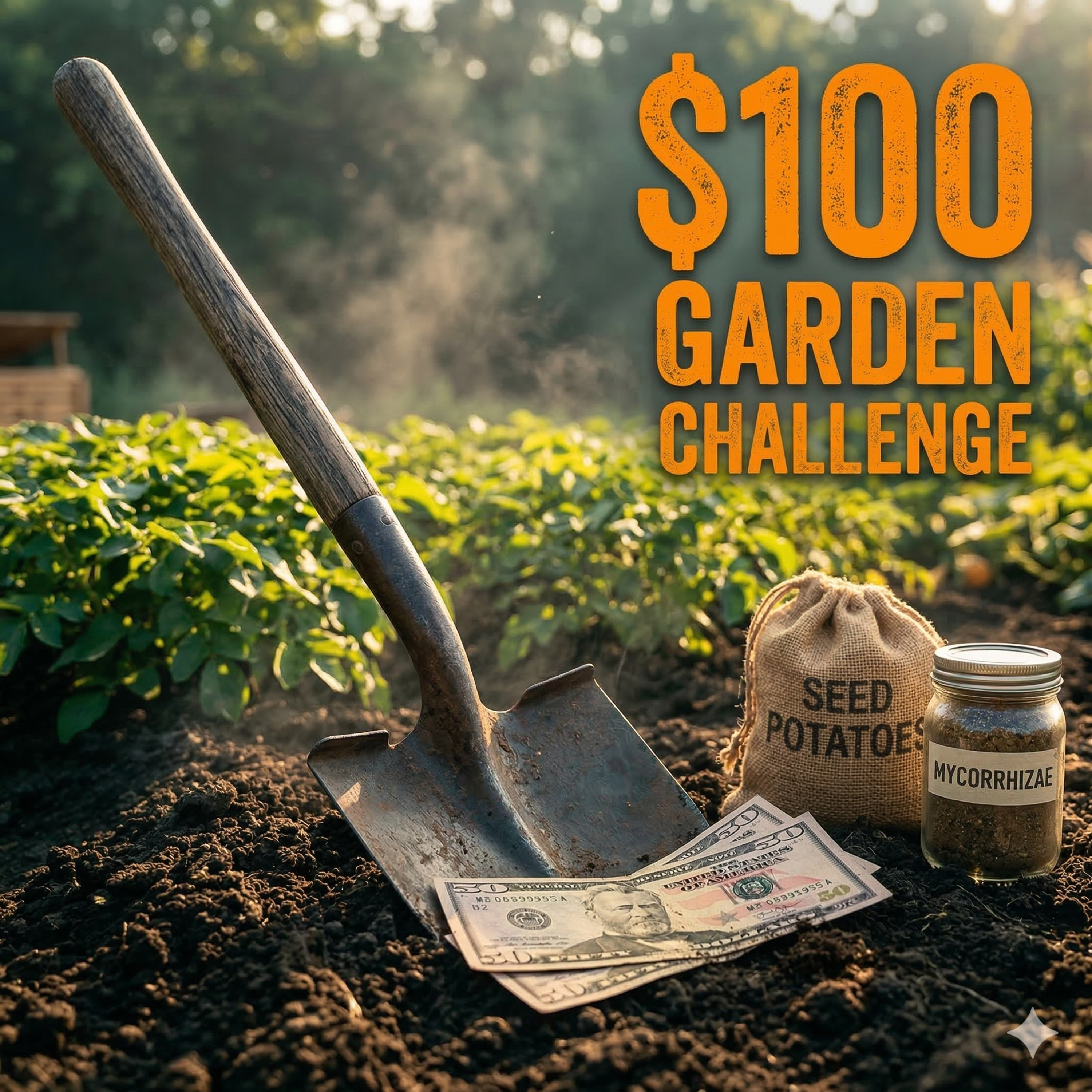 $100 Garden Challenge: Grow 300lbs of Food with NO Experience (2026 Strategy)