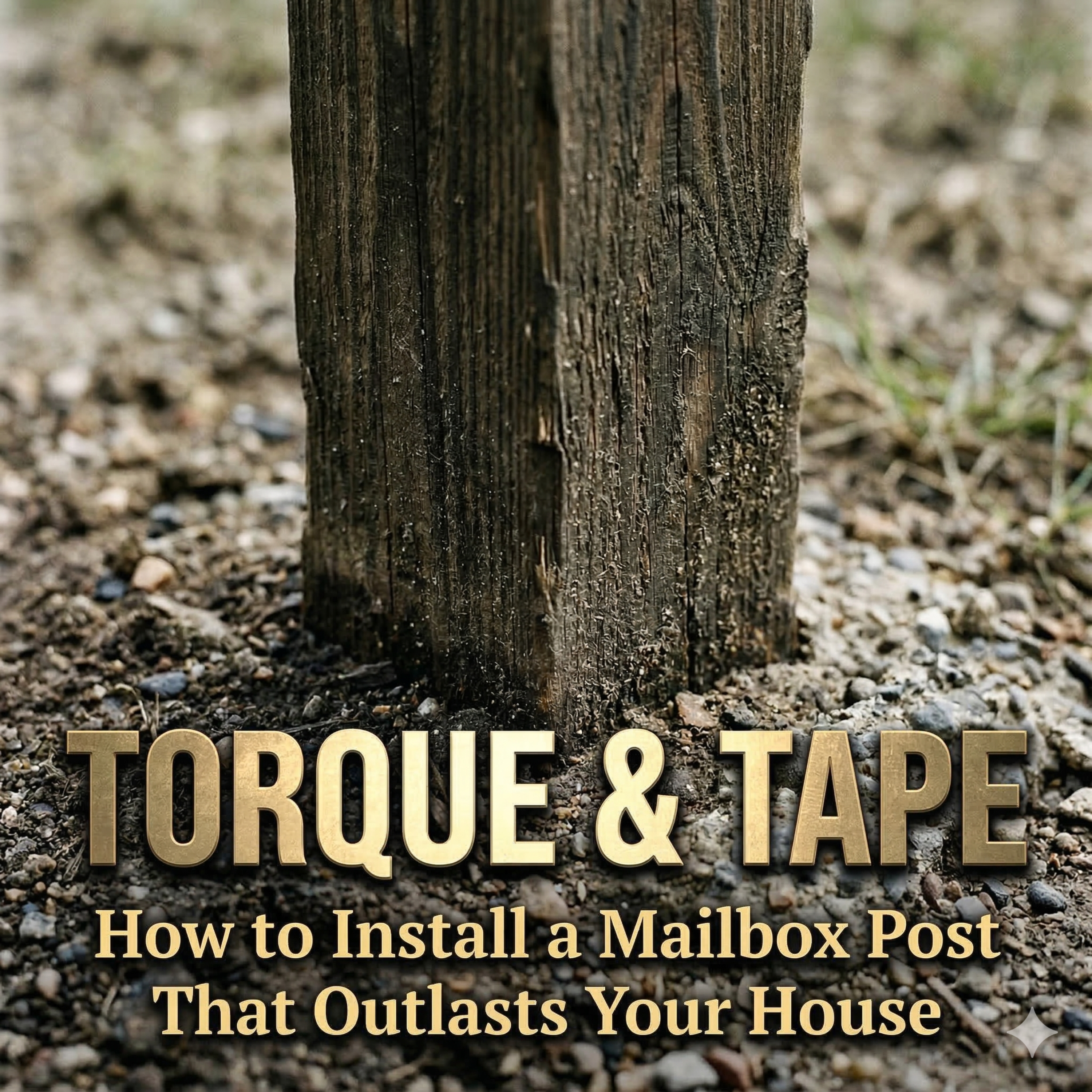 How to Install a Mailbox Post That Outlasts Your House | Torque & Tape