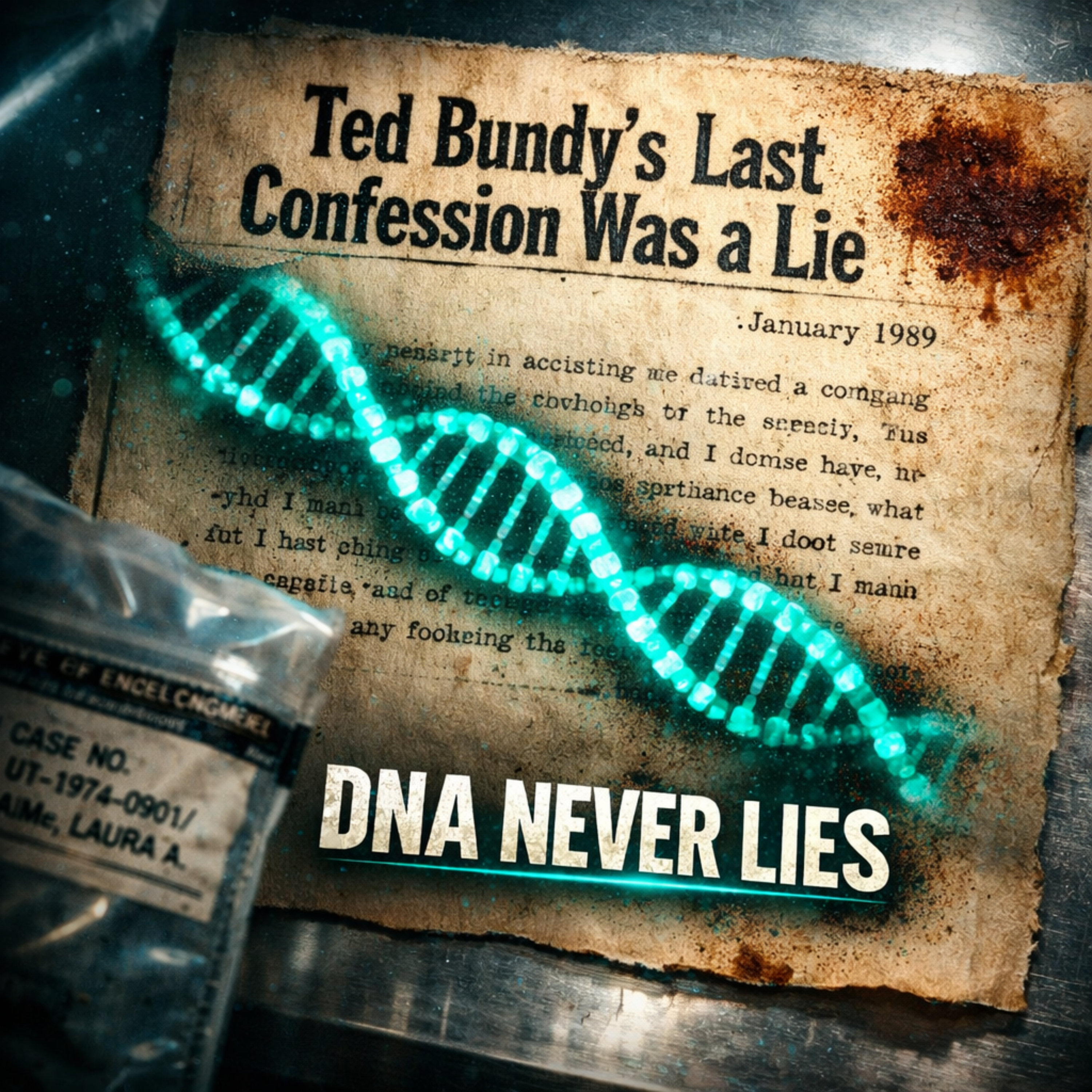Ted Bundy's Last Confession Was a Lie. DNA Just Told the Truth. — The Murder Tape Khronicles | True Crime Secrets Unveiled cover