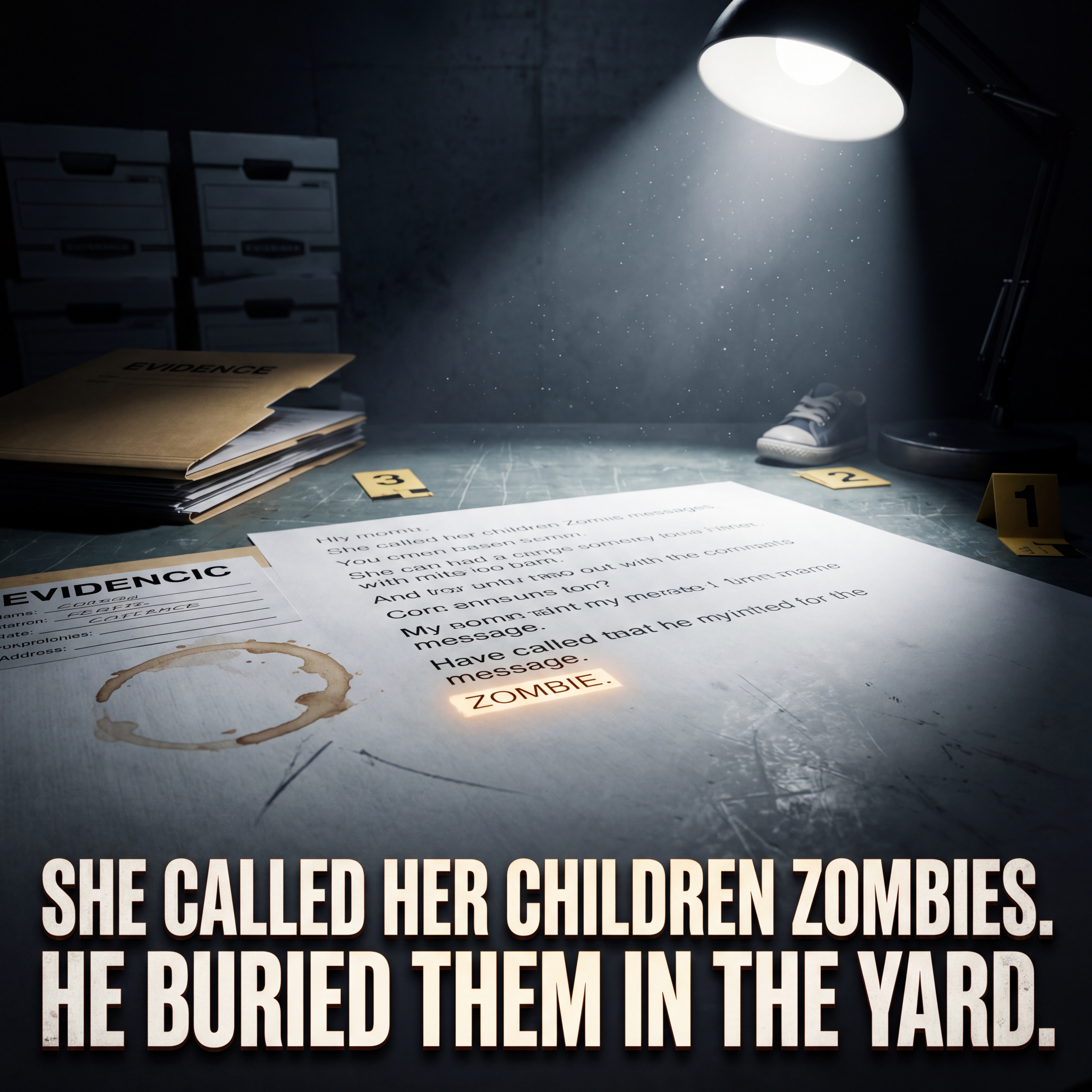 She Called Her Children 'Zombies.' He Buried Them in the Yard. — The Murder Tape Khronicles | True Crime Secrets Unveiled cover