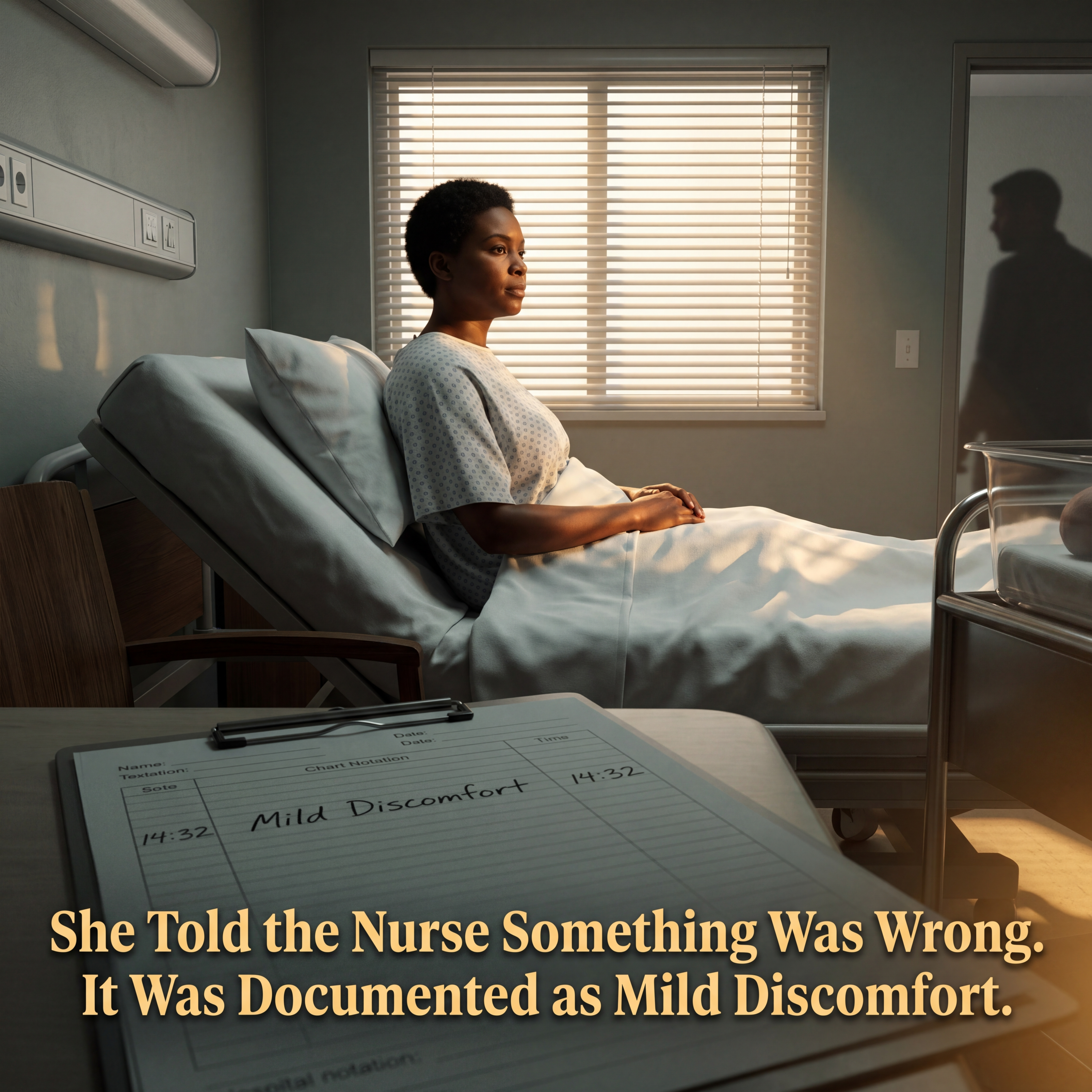 She Told the Nurse Something Was Wrong. It Was Documented as Mild Discomfort.
