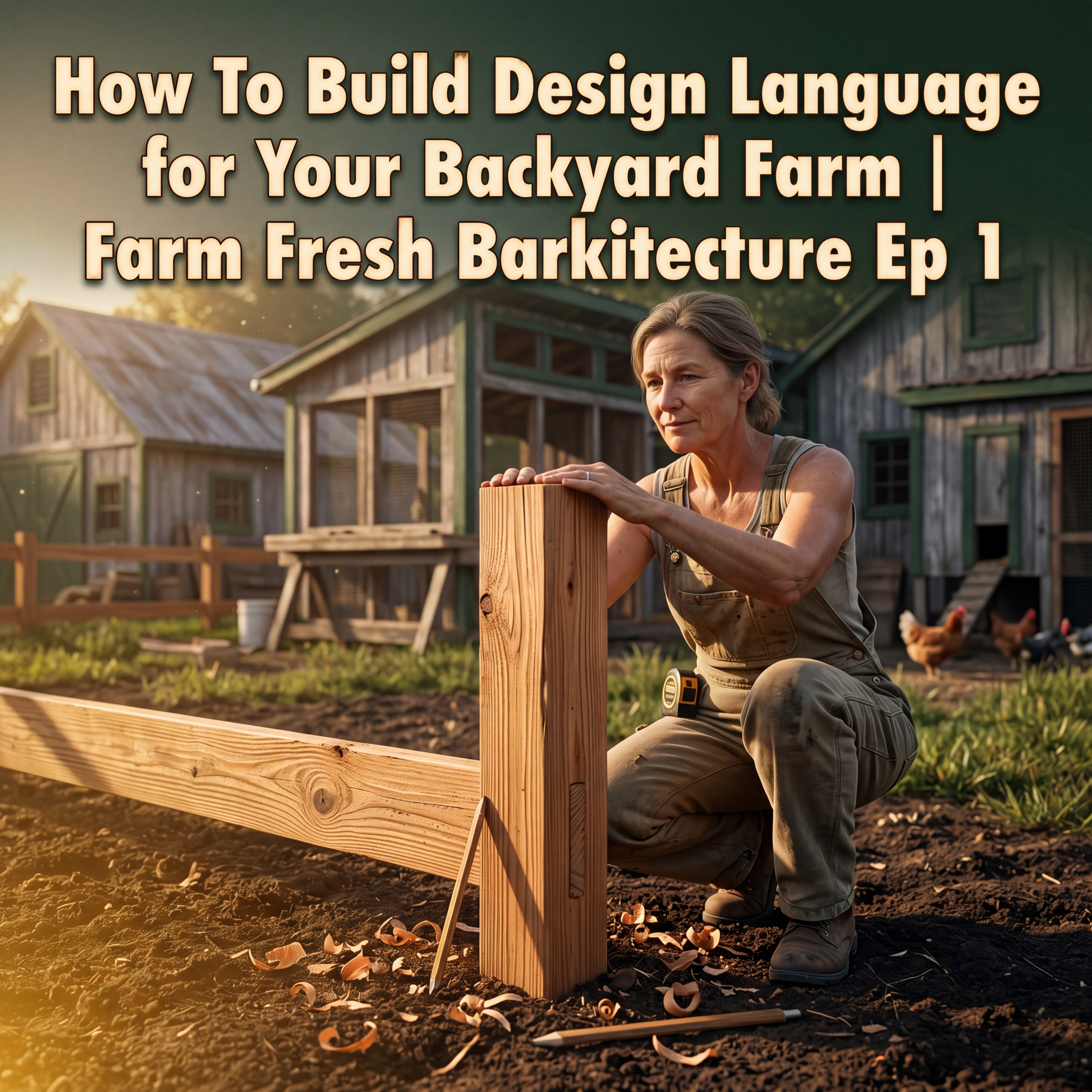 How To Build Design Language for Your Backyard Farm | Farm Fresh Barkitecture Ep 1