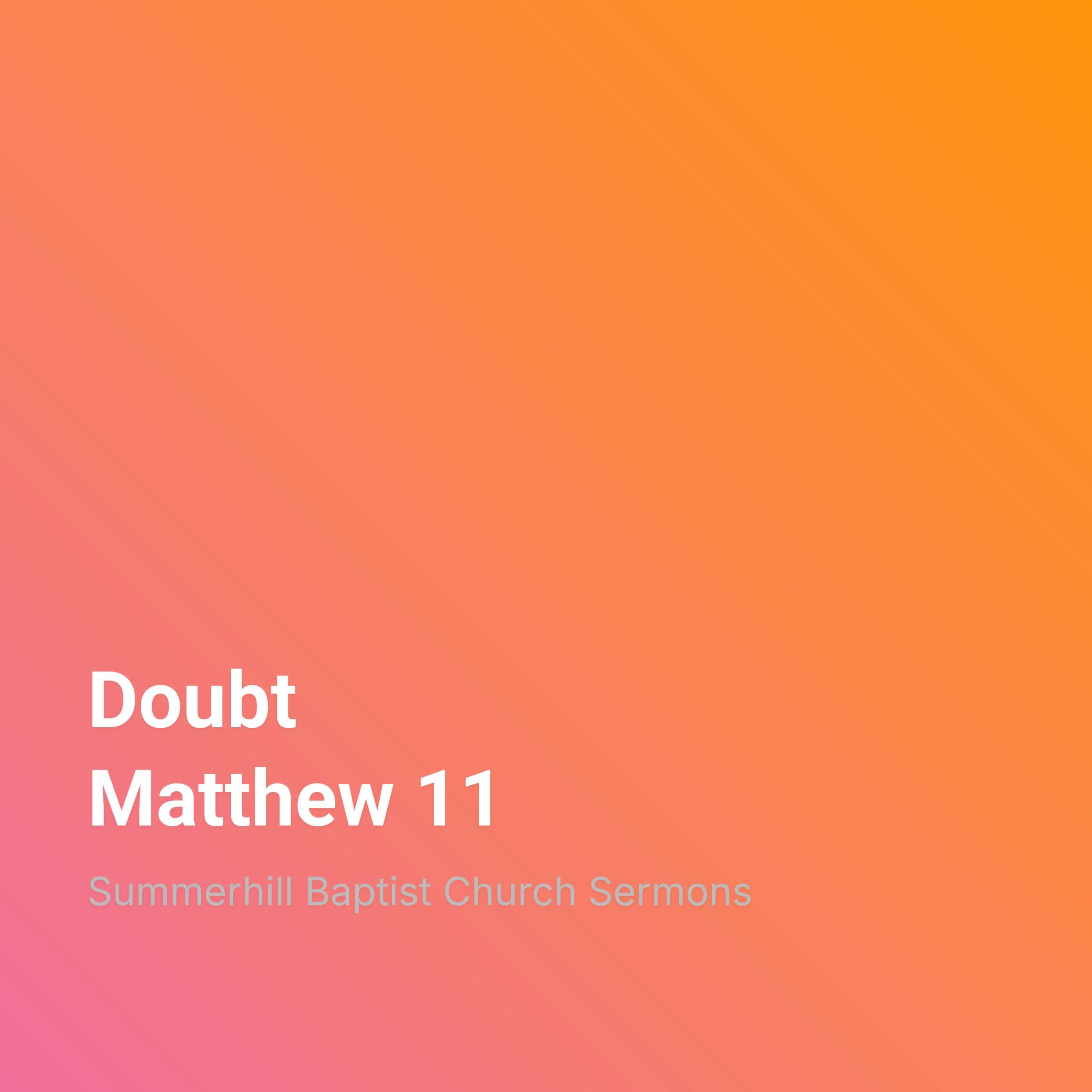 Doubt