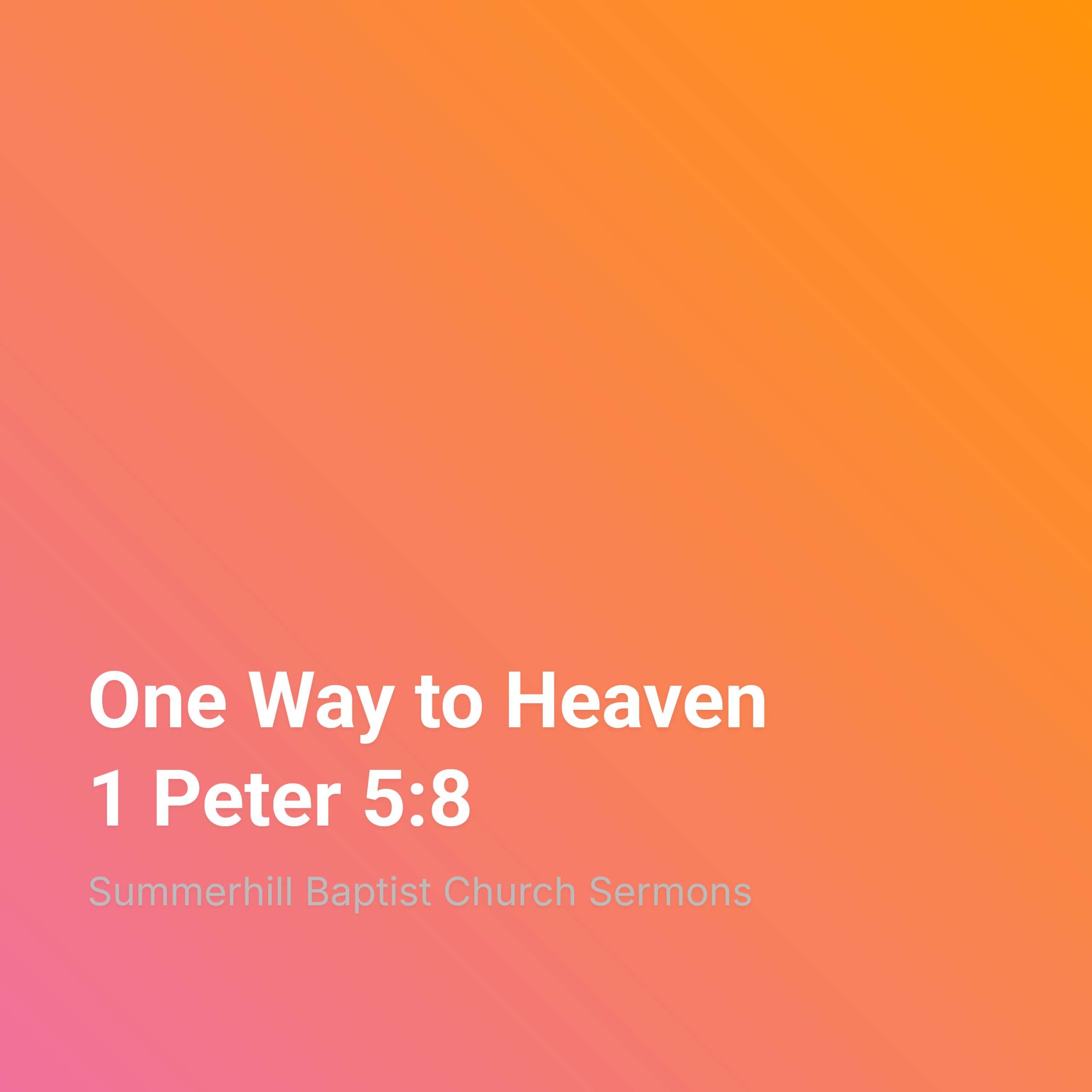 One Way to Heaven