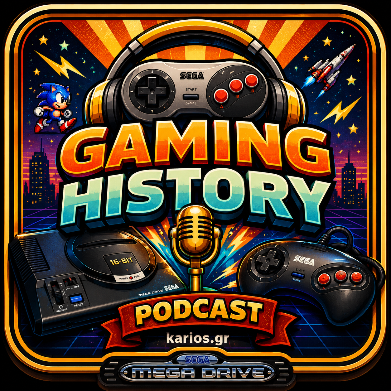 Gaming History - Επεισόδιο 19 - Sega Mega Drive
