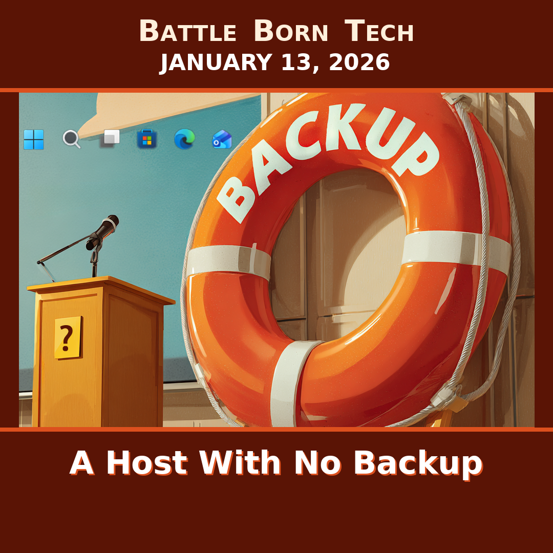 A Host with No Backup