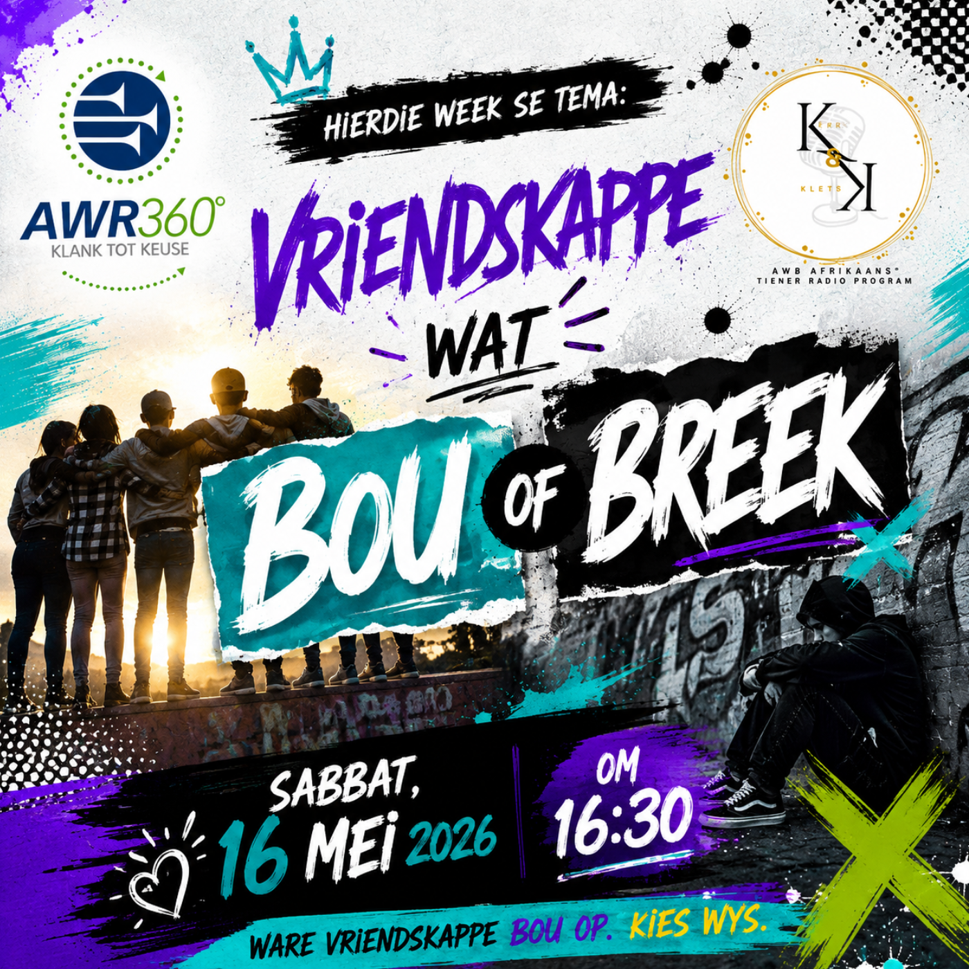 Vriendskappe wat Bou of Breek