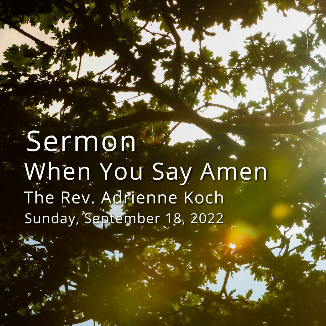 When You Say Amen