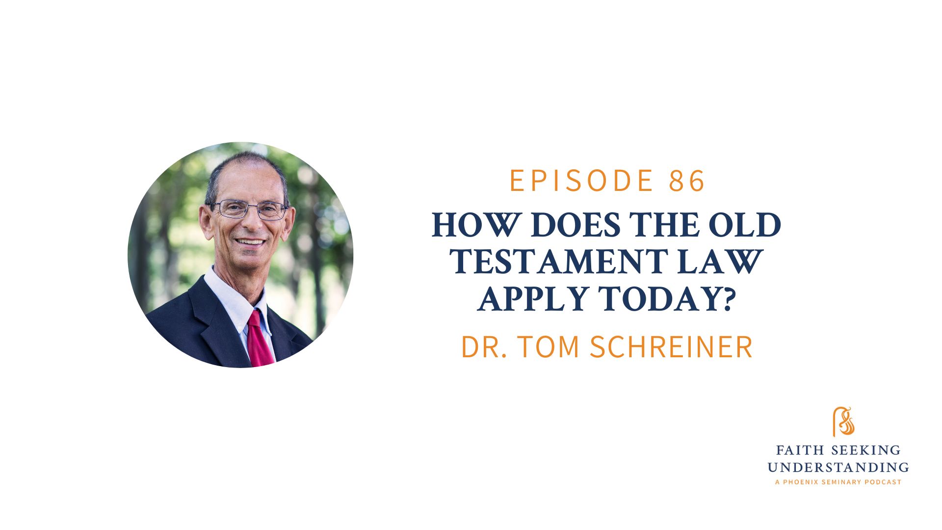 How Does the Old Testament Law Apply to Christians Today? Dr. Tom Schreiner