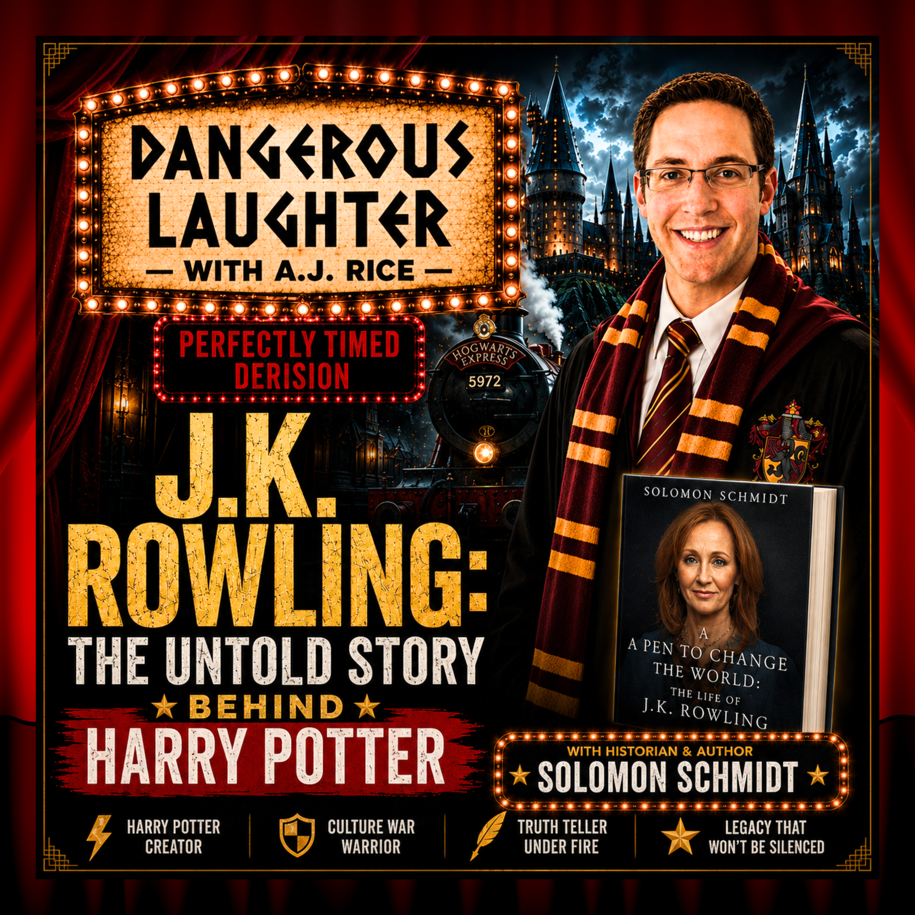 What is the real story behind J.K. Rowling? Solomon Schmidt on Dangerous Laughter