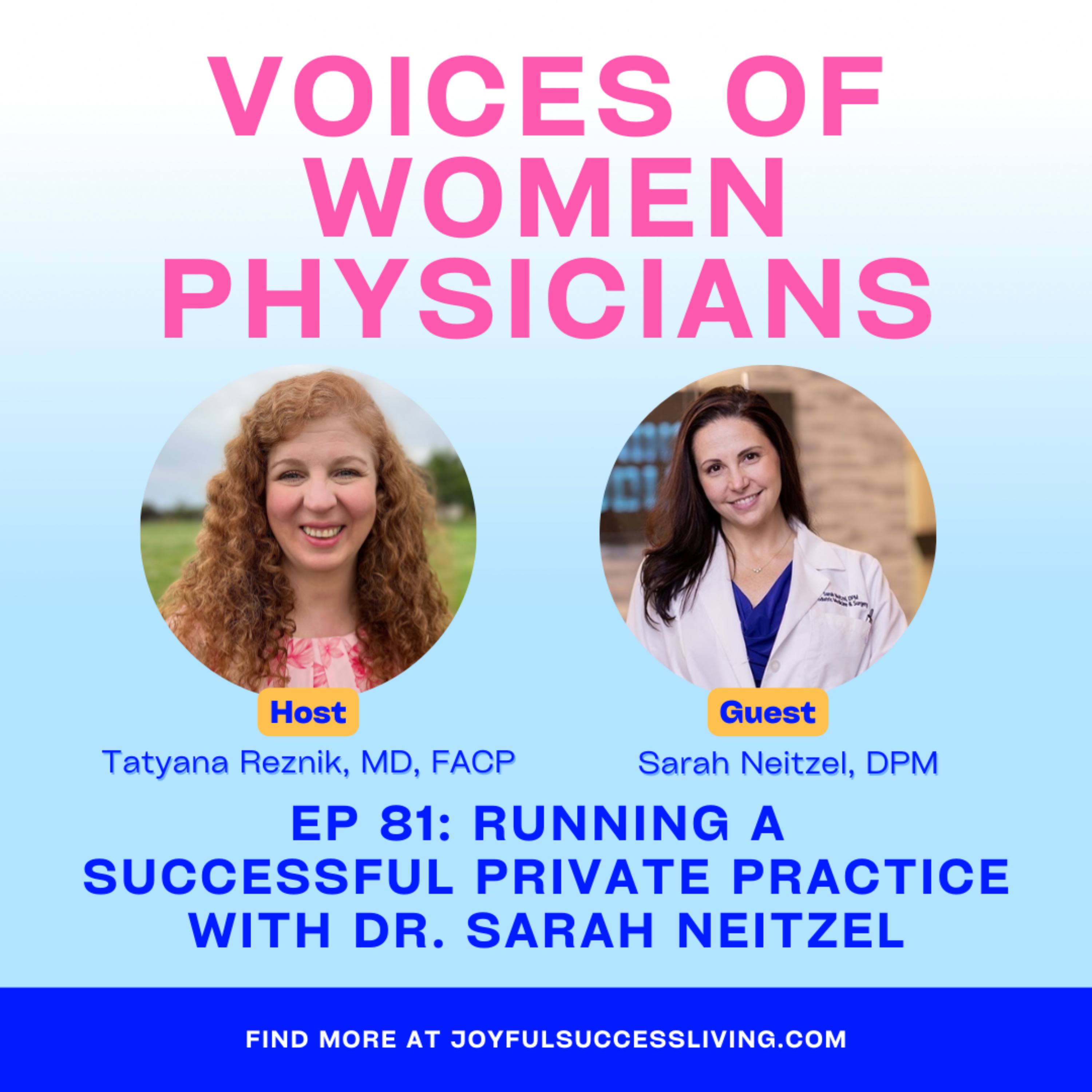 Running a Successful Private Practice with Dr. Sarah Neitzel (Part 1)