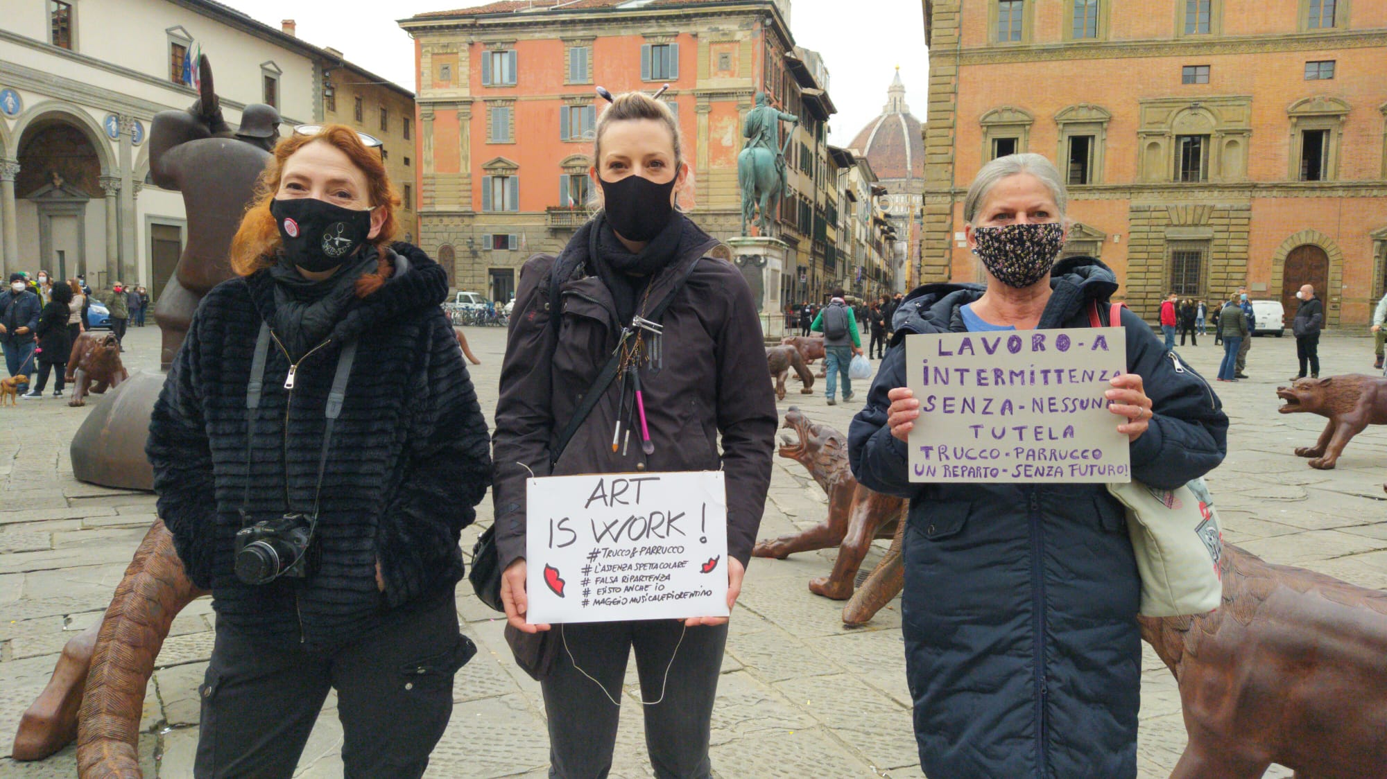 Il mondo dello spettacolo in piazza per ripartire in sicurezza