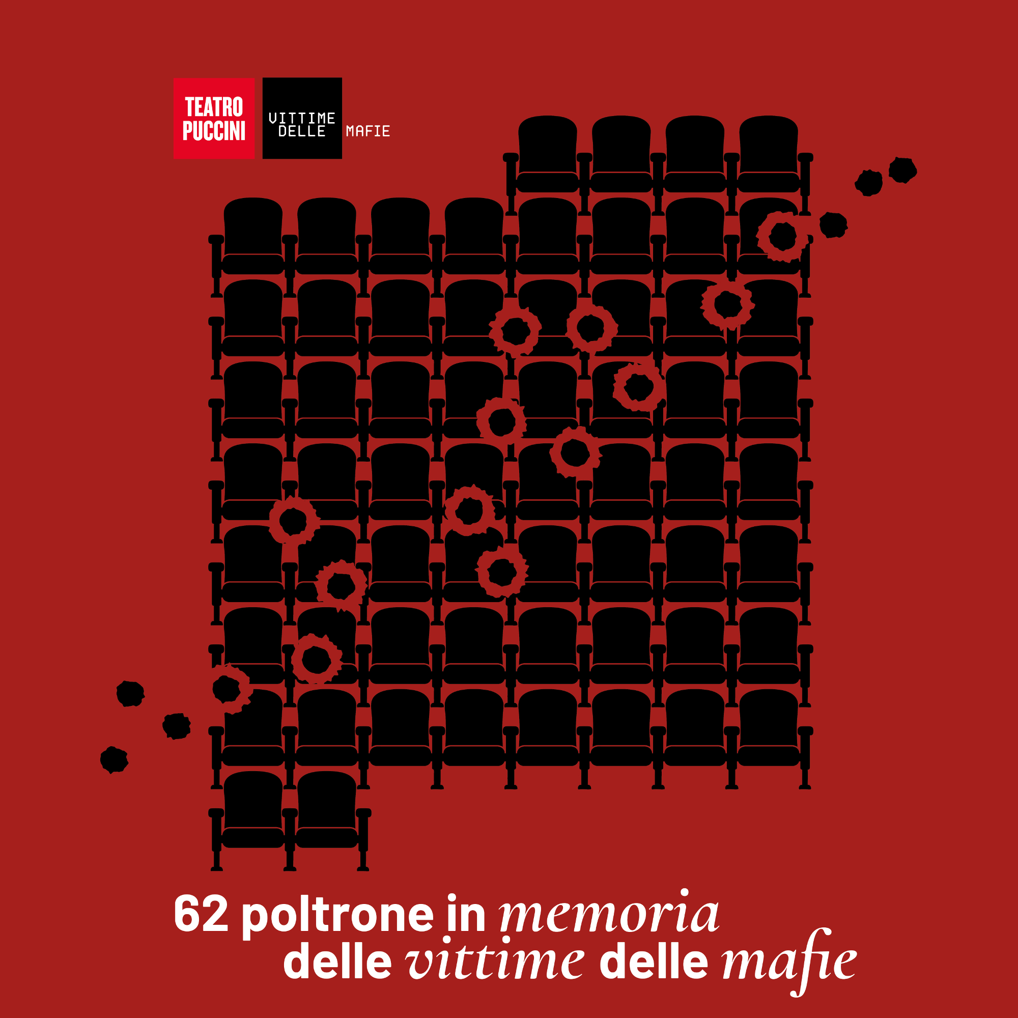 62 POLTRONE IN MEMORIA DELLE VITTIME DELLE MAFIE - Secondo Collegamento 62 POLTRONE IN MEMORIA DELLE VITTIME DELLE MAFIE - Secondo Collegamento