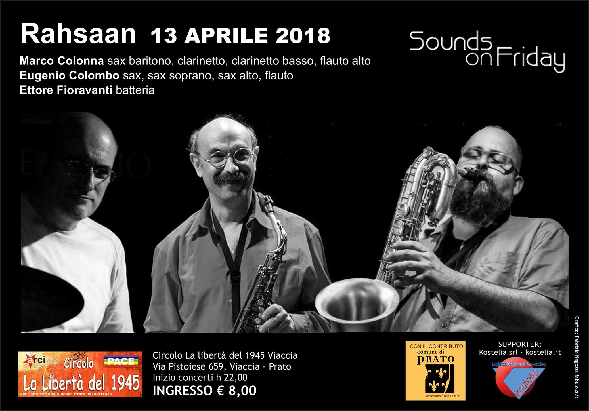 Sounds on friday – Venerdì 13 aprile al Circolo La Libertà di Viaccia i Rahaasan