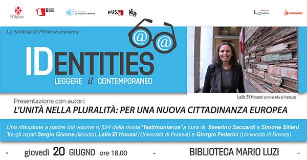 La Nottola di Minerva presenta “Identities”. Intervista a Sergio Givone