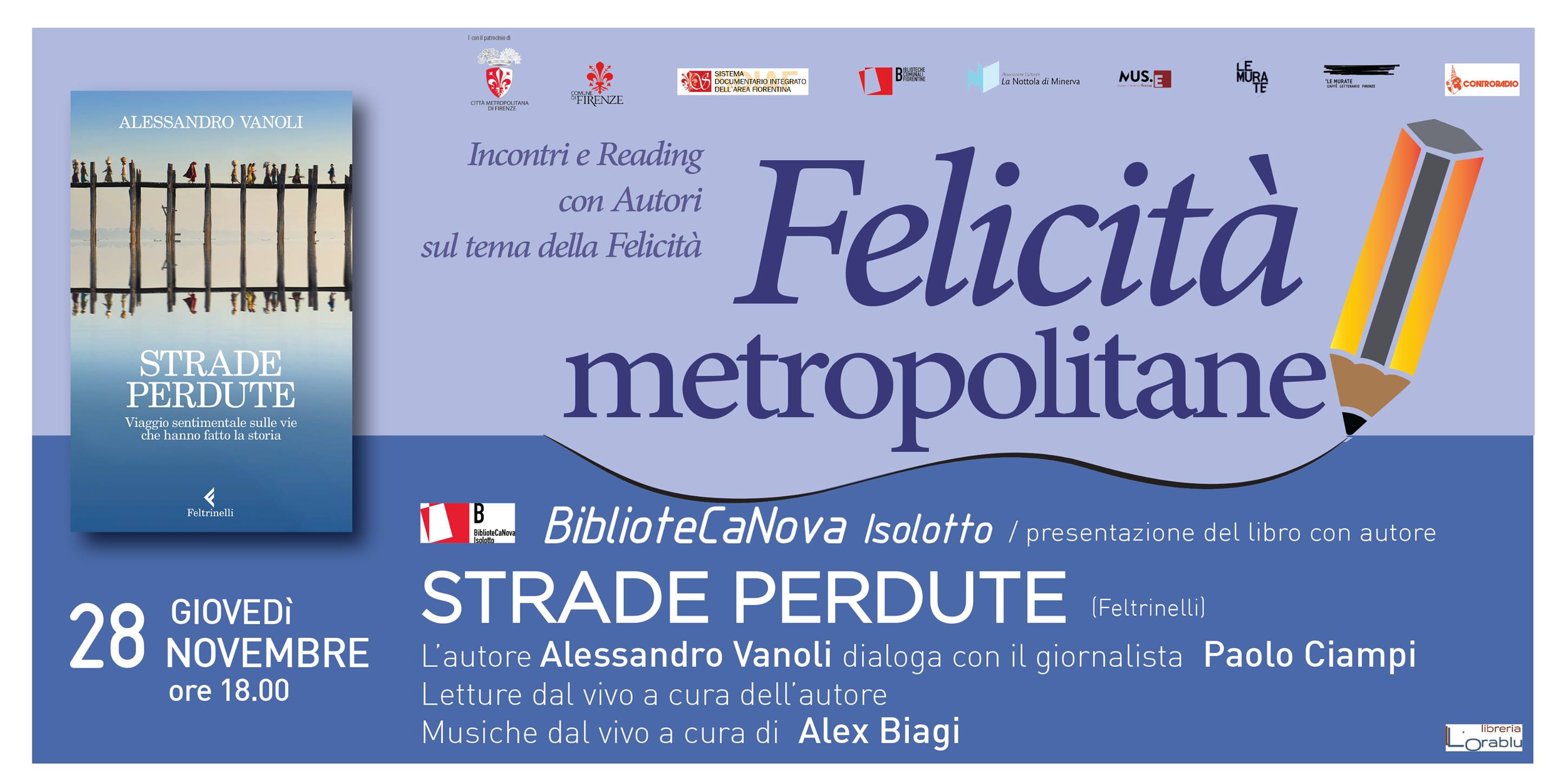 La Nottola di Minerva presenta “Felicità Metropolitane”. Intervista ad Alessandro Vanoli