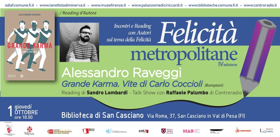 Cultura. Felicità Metropolitane - Intervista ad Alessandro Raveggi