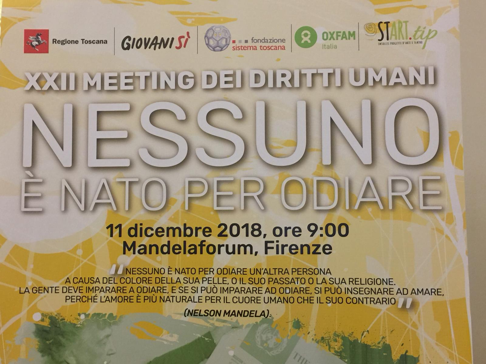 Meeting Diritti Umani. Il collegamento conclusivo dall&#8217;evento