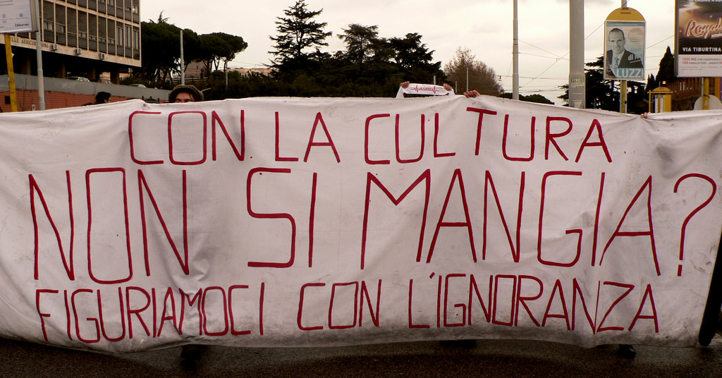 Con la Cultura si mangia. Anzi: ci si nutre!