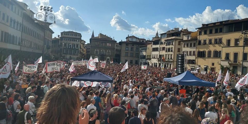 Manifestazione S.Croce: "nessuno ha negato l'esistenza del virus. Le critiche erano per la gestione dell'emergenza"