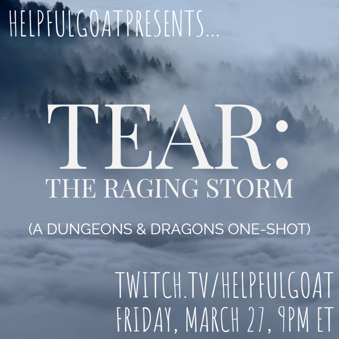 Tear: The Raging Storm, Part 1