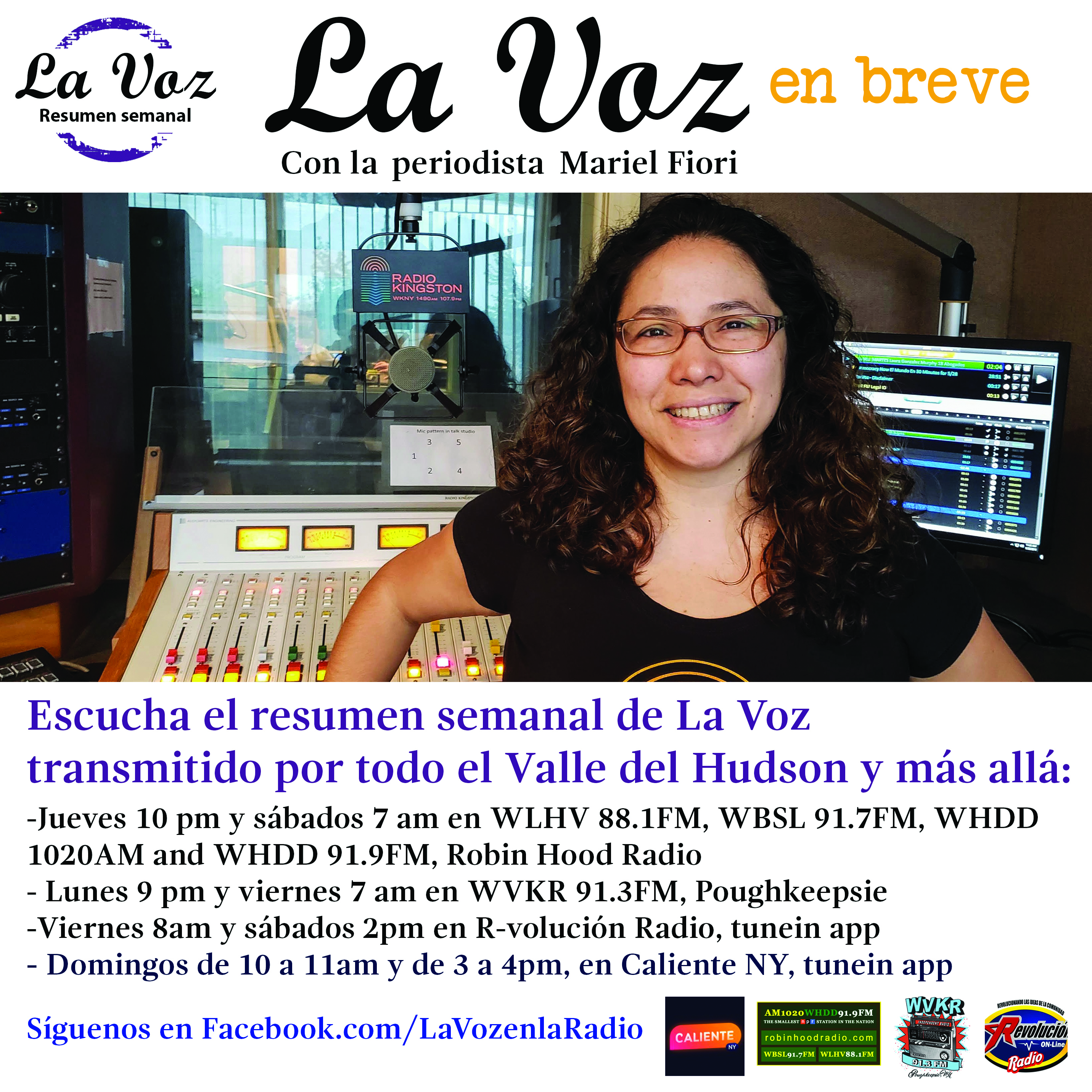 La Voz en Breve - Thursday June 3, 2021 - Mariel Fiori on Politics and Well-Being