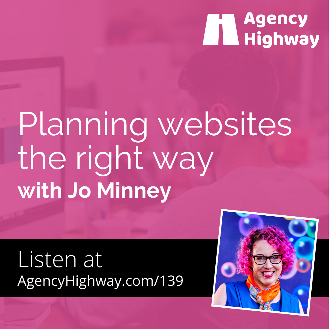 139 - Planning websites the right way with Jo Minney