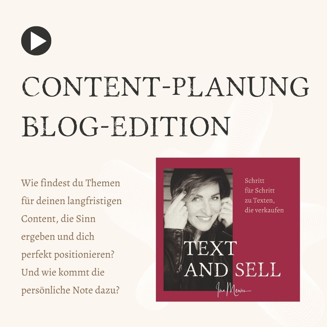 Content-Planung für Blog & Co. (Inhalte)