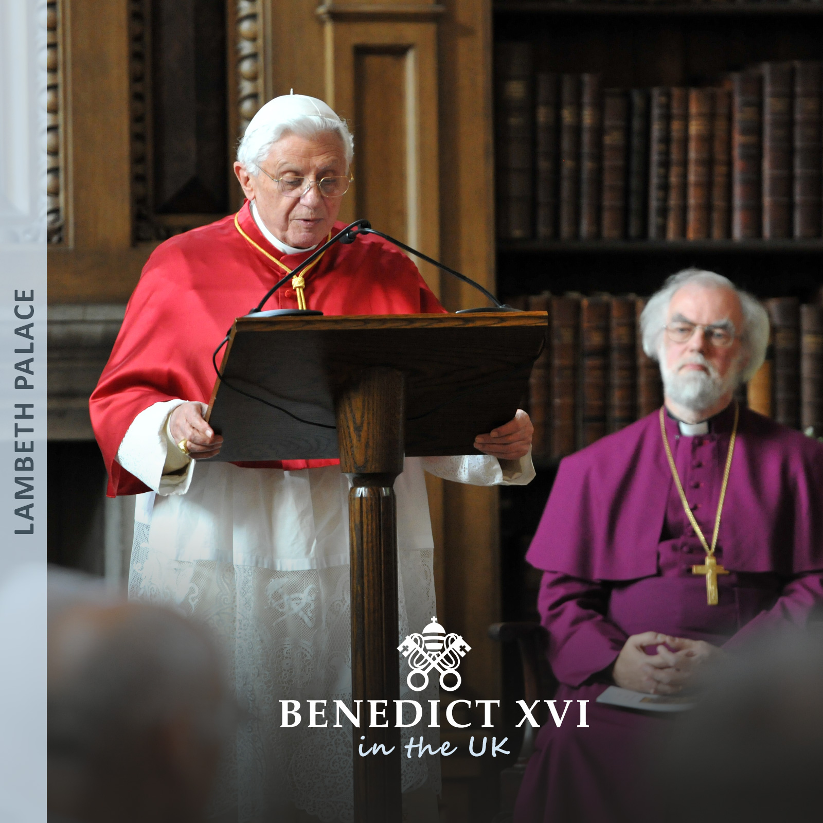 Benedict XVI addresses the Archbishop of Canterbury