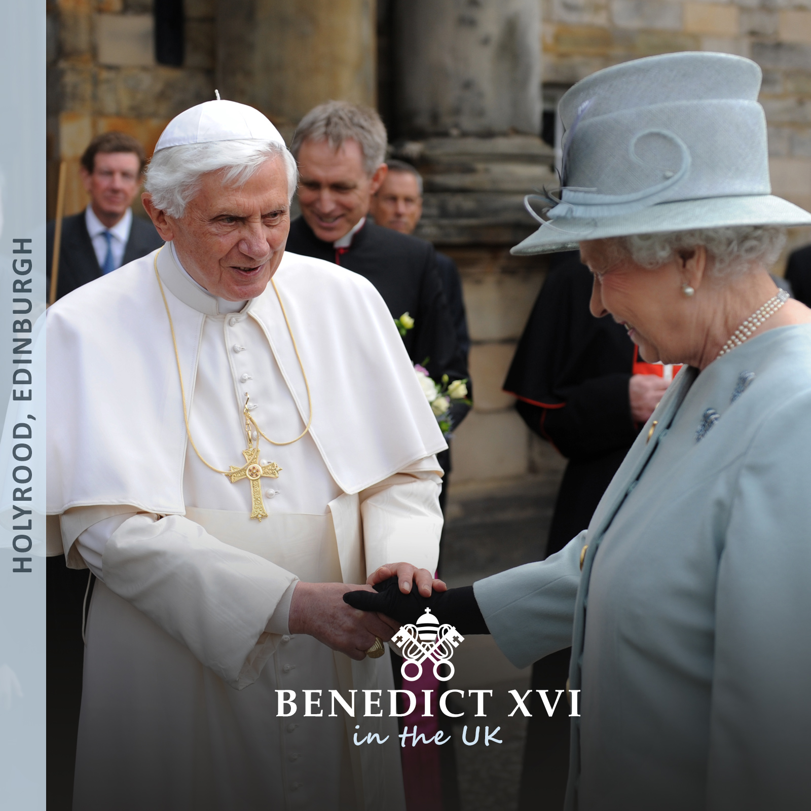  Pope Benedict XVI responds to HM The Queen&#39;s welcome 