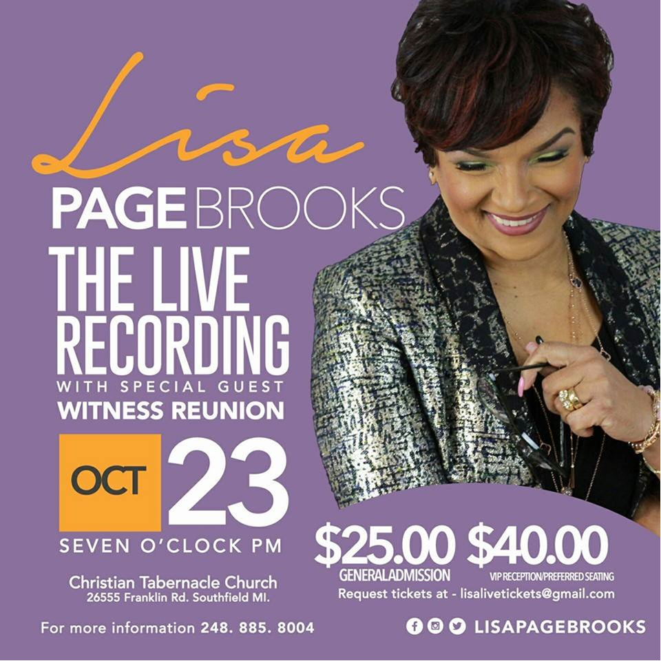 Gospel Girl Group ‘Witness’ Join Lisa Page Brooks at Live Recording