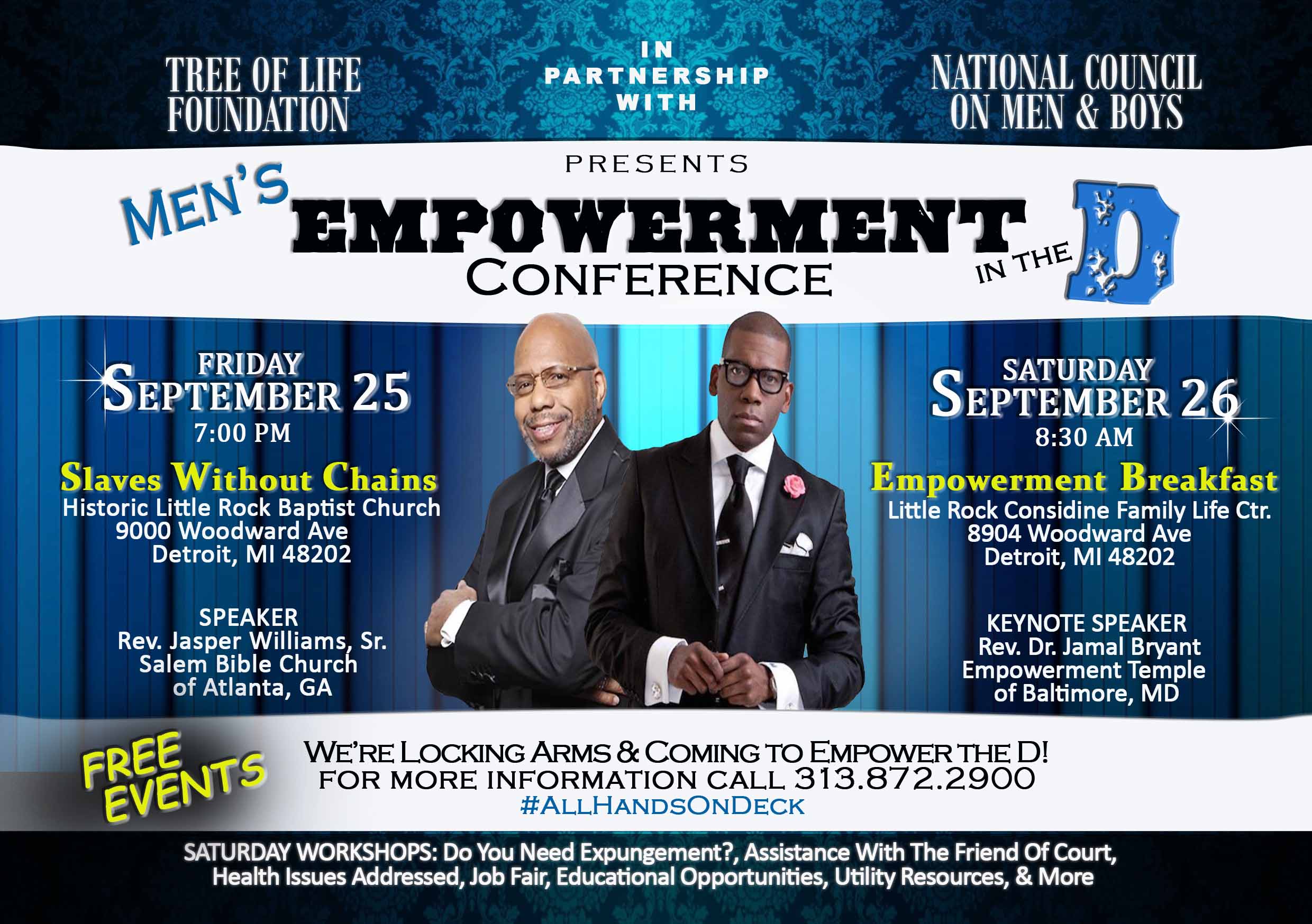 Hope for our Men &amp; Empowerment in the &#8216;D&#8217; This Weekend