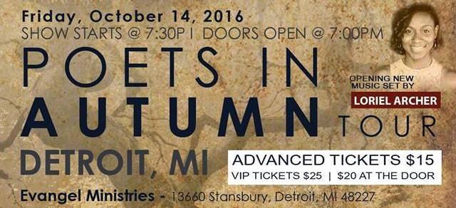 The &#8216;Poets In Autumn&#8217; Tour Returns To The Motor City Friday Night!