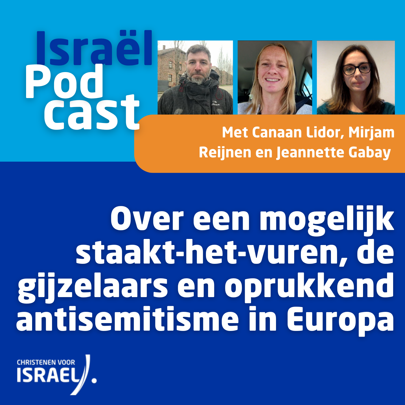 Podcast 19 november • Over een mogelijk staakt-het-vuren, de gijzelaars en oprukkend antisemitisme in Europa