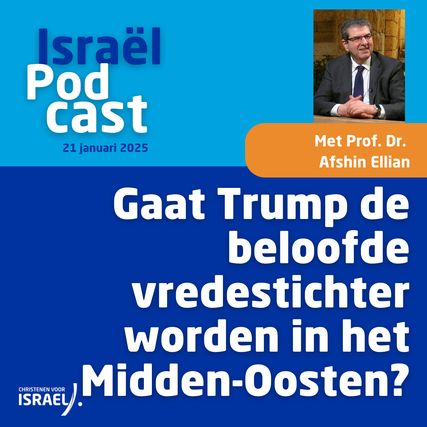 Uitzending 21 januari • Prof. Dr. Afshin Ellian • Gaat Trump de beloofde vredestichter worden in het Midden-Oosten?