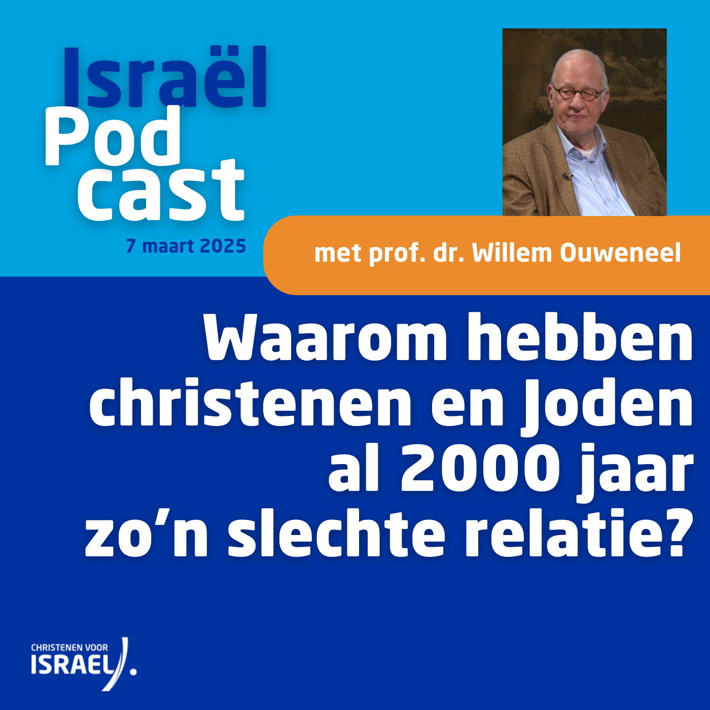 Podcast 7 maart • Waarom hebben christenen en Joden al 2000 jaar zo'n slechte relatie?