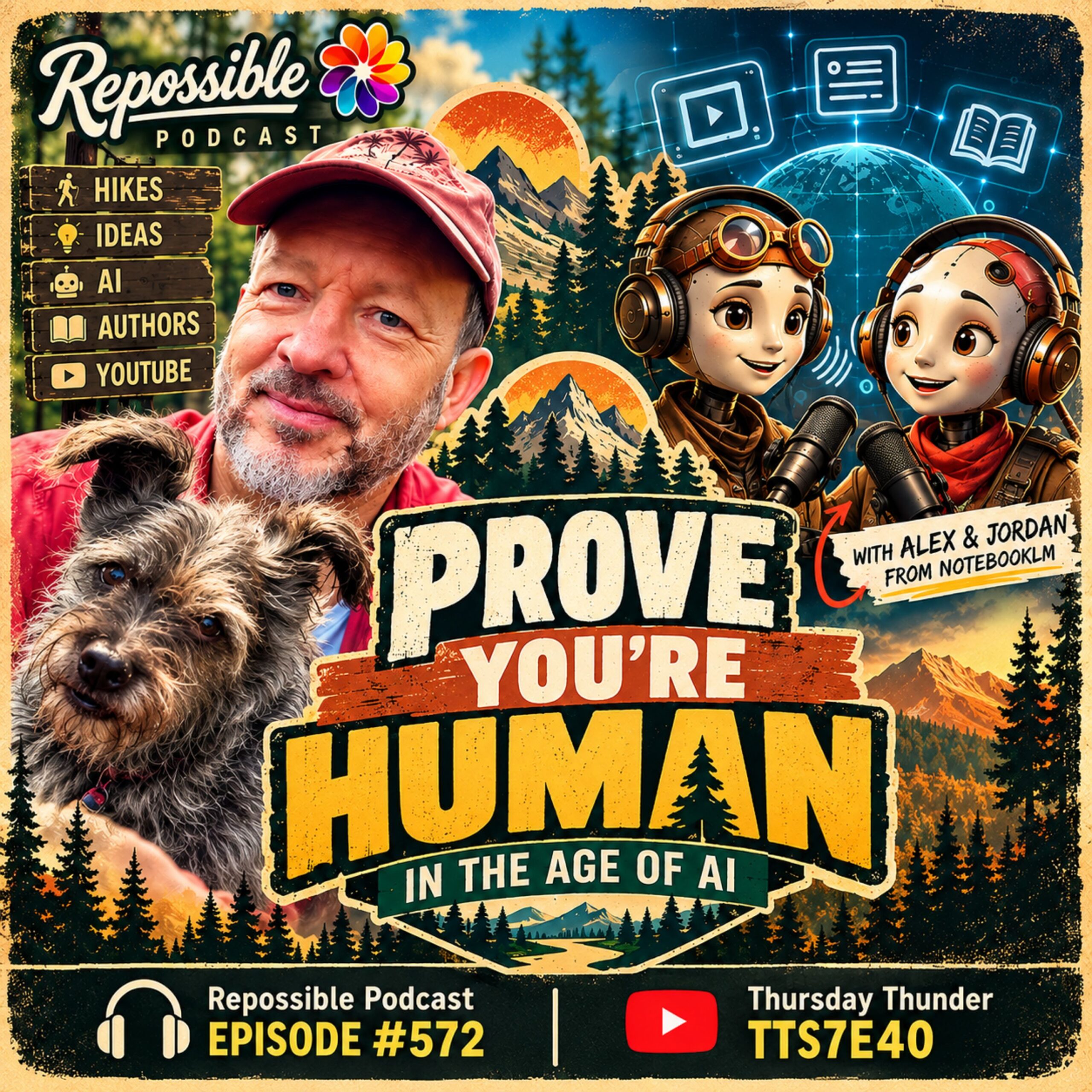 re572: Can AI Prove You’re Human? Bradley + 2 AI Hosts Debate the Future of YouTube
