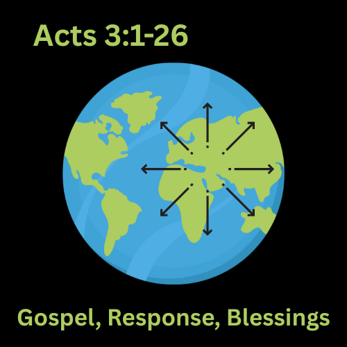 Acts 3:1-26 - The Gospel, Response, and Blessings