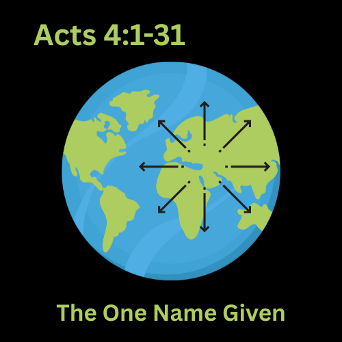 Acts 4:1-31 - The One Name Given