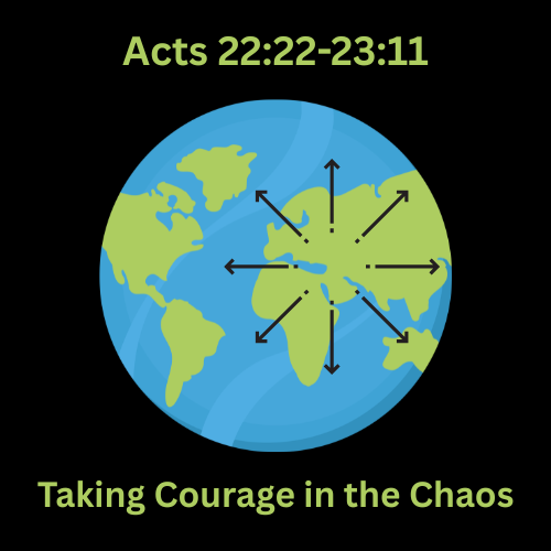 Acts 22:22-23:11 - Taking Courage in the Chaos