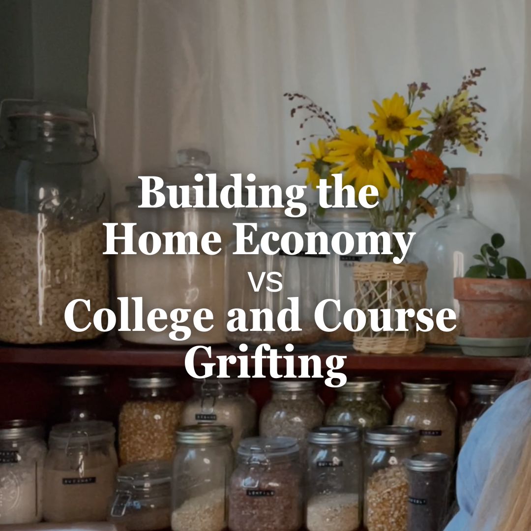 Christian Homemaking vs College & Course Grifters