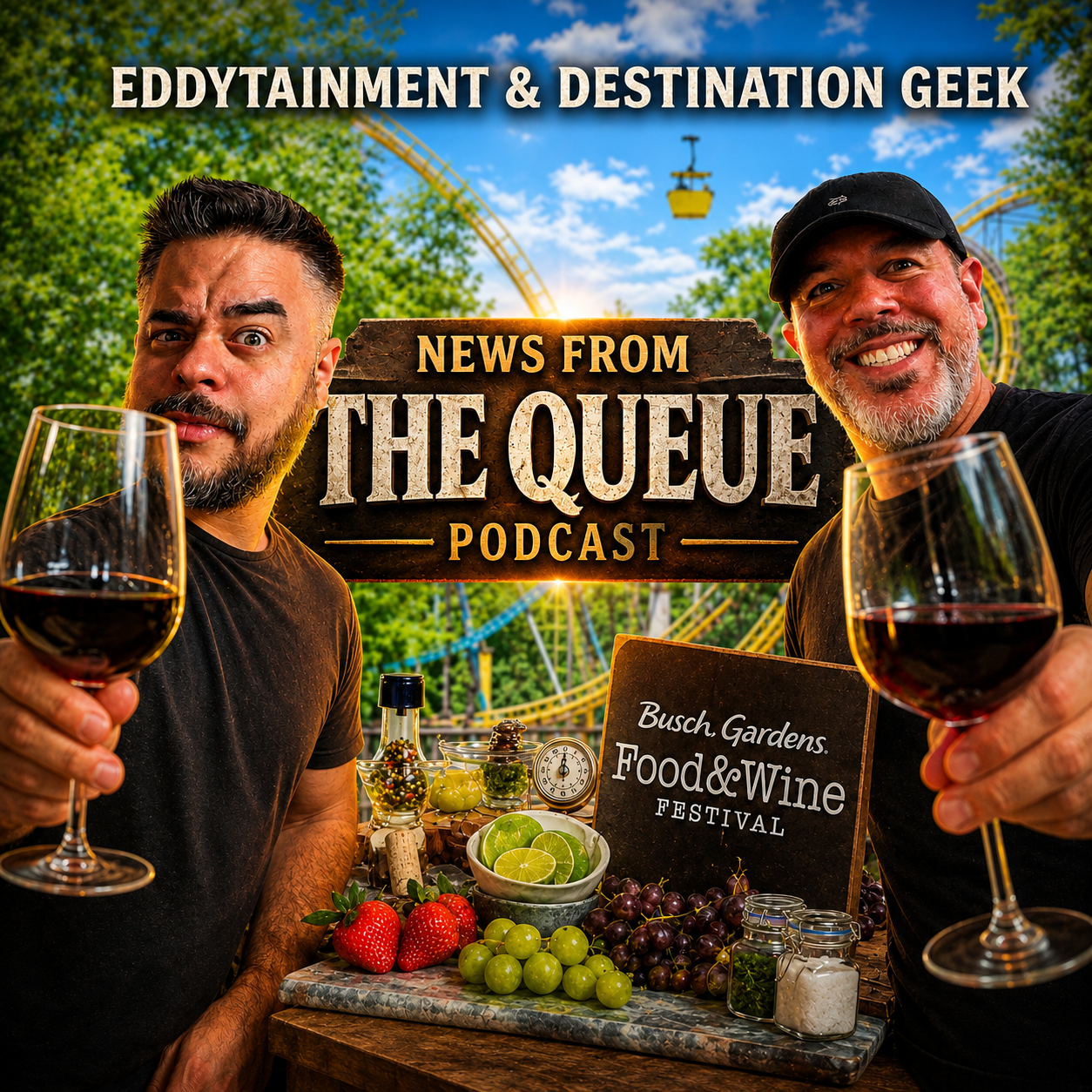 Busch Gardens Food & Wine 2026  Best Eats, Pro Tips & The News From The Queue Challenge | News From the Queue episode artwork