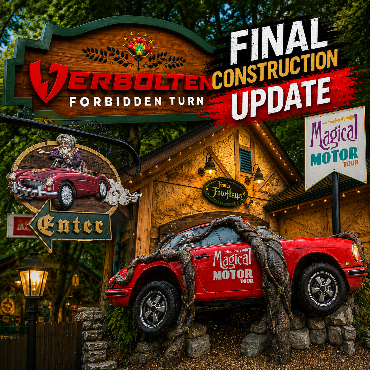 Verbolten: Forbidden Turn Final Construction Updates from Busch Gardens Williamsburg | News From the Queue episode artwork