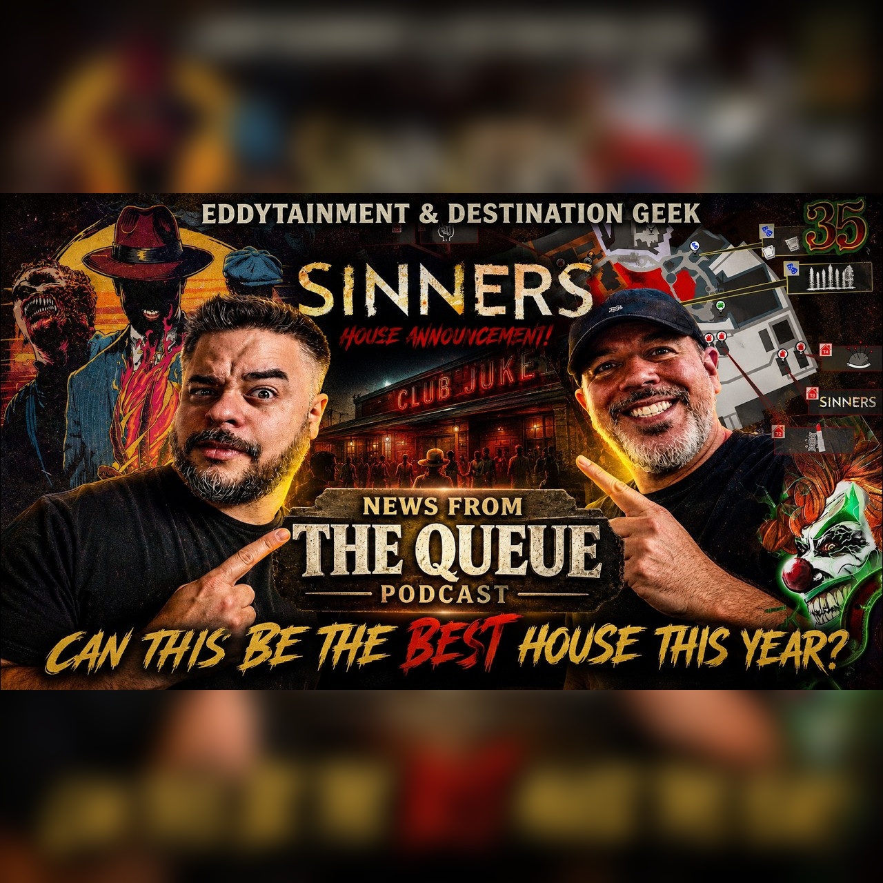 HHN 35 Sinners Announcement: Instant Hit or Overhyped? + New Spec Map | News from the Queue episode artwork