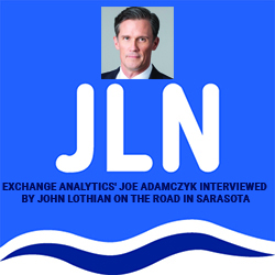 Exchange Analytics' Joe Adamczyk Interviewed by John Lothian On the Road in Sarasota