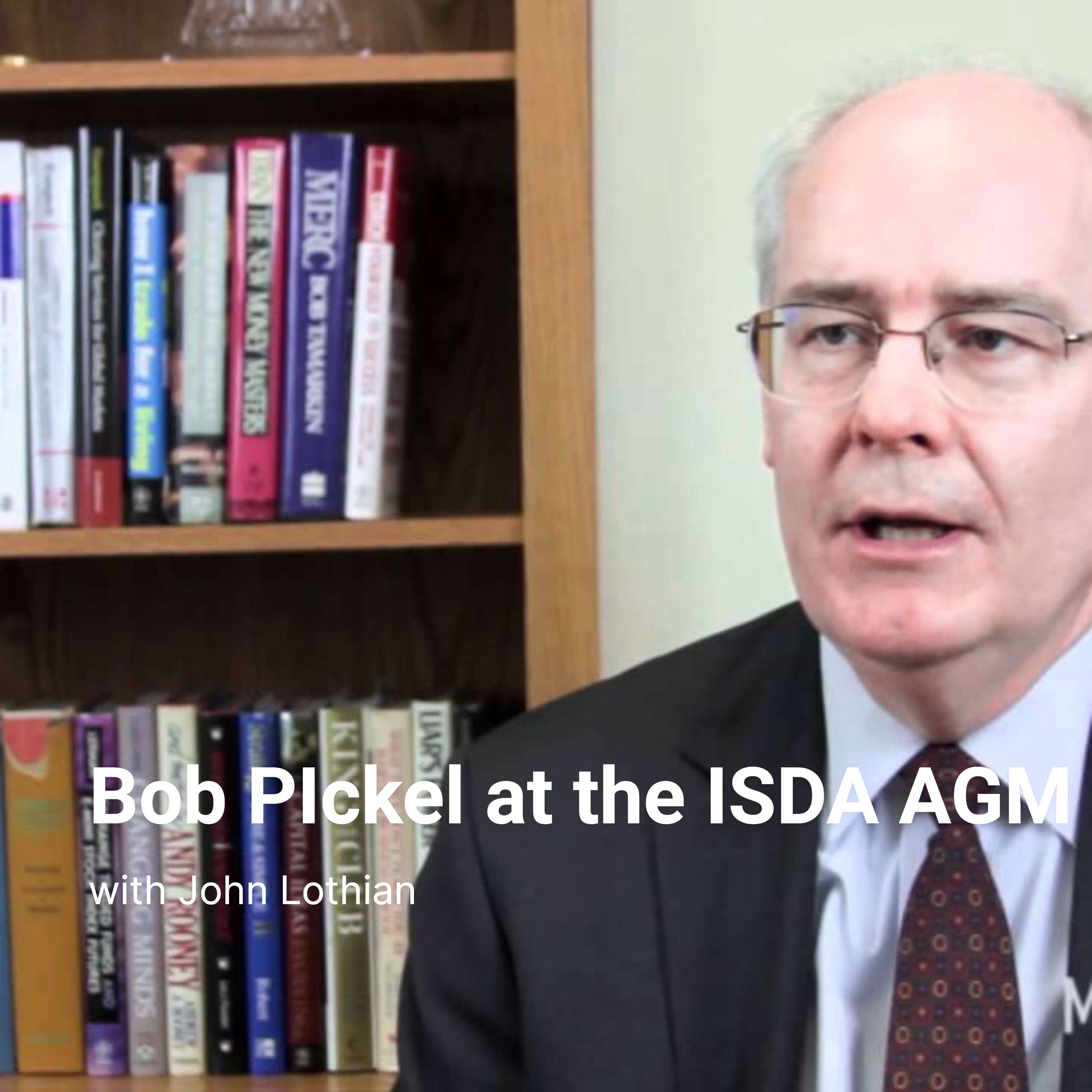 Bob Pickel at the ISDA AGM in Chicago