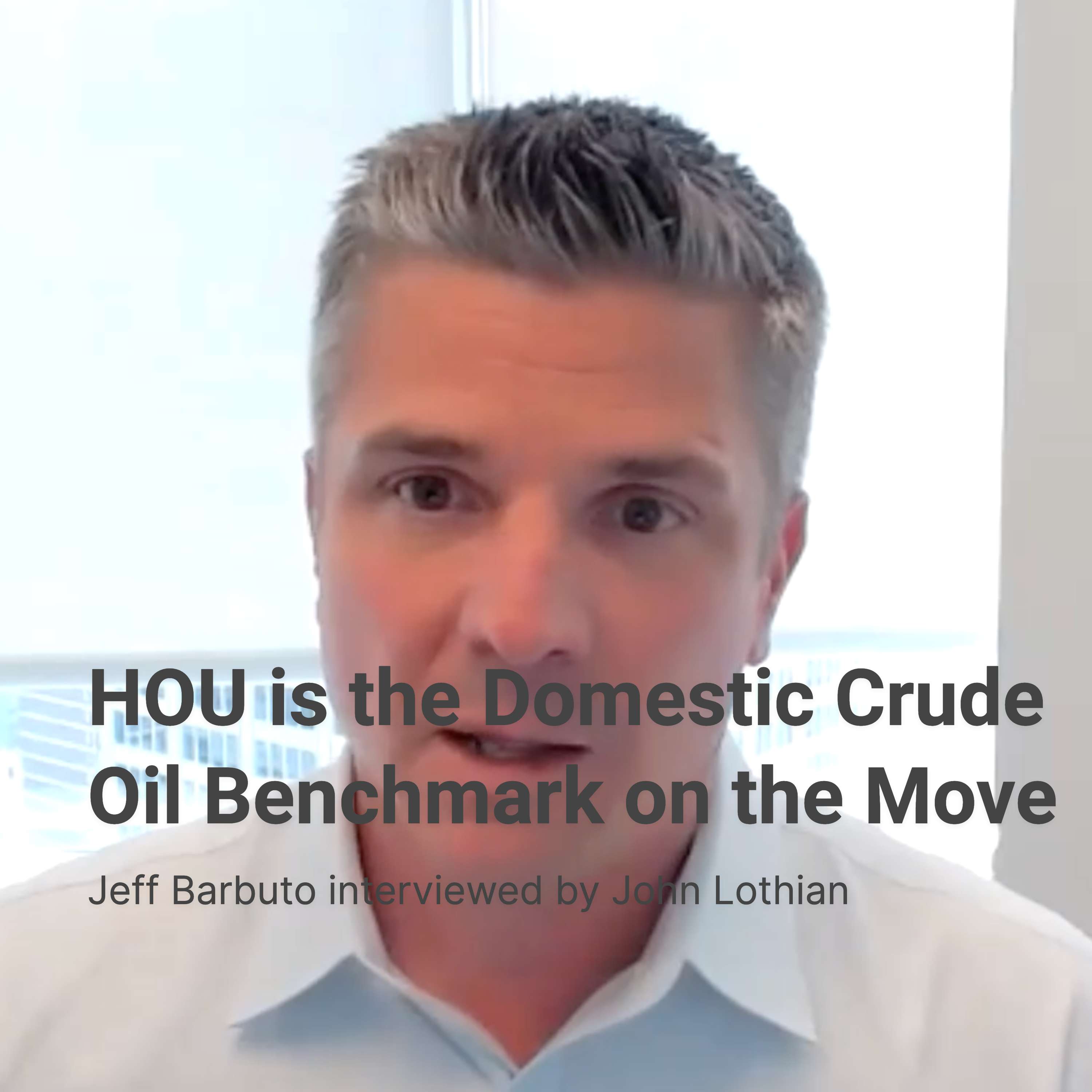 HOU is the Domestic Crude Oil Benchmark on the Move
