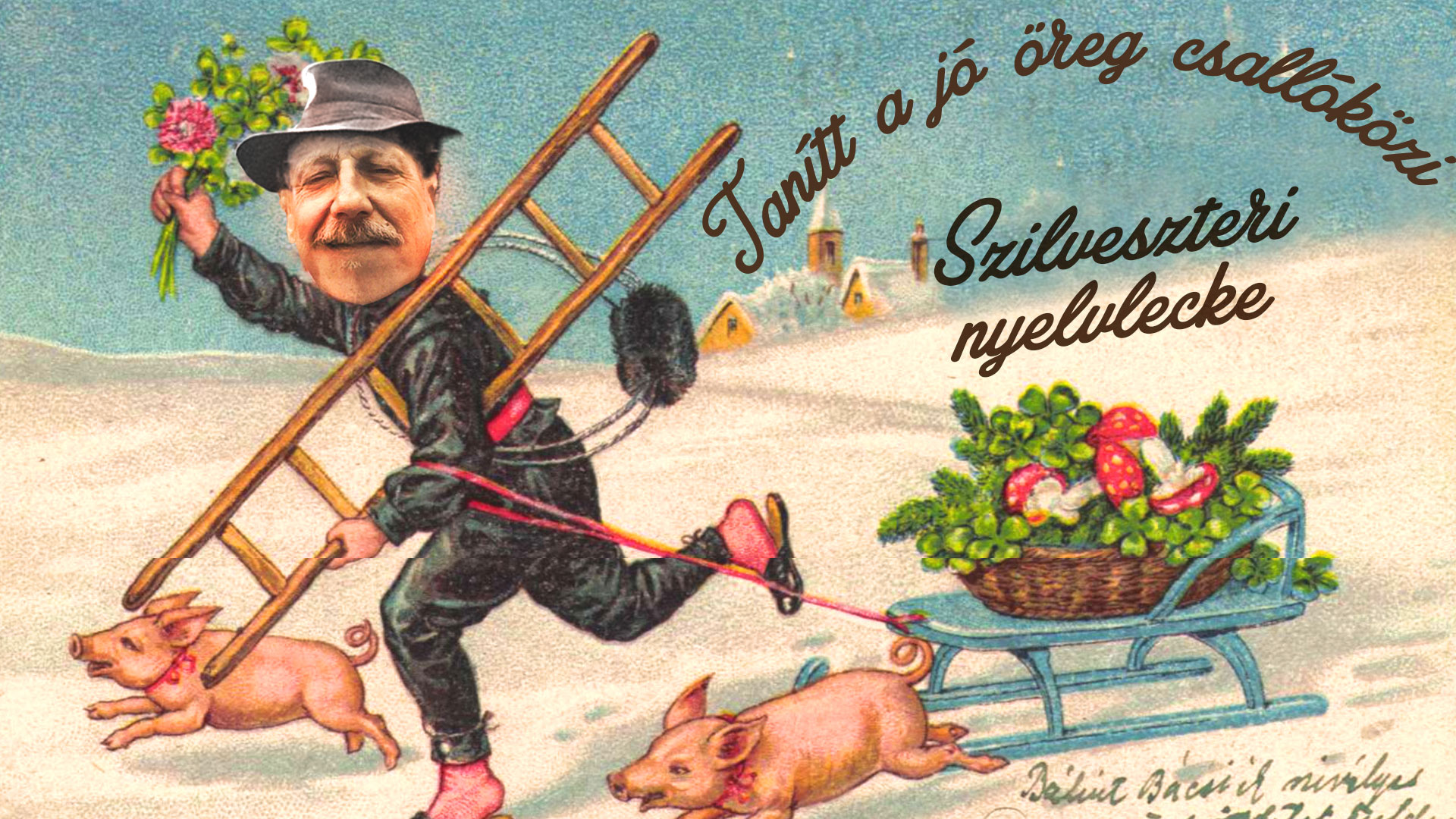 Tanítt a jó öreg csallóközi: Szilveszteri nyelvlecke Gyulabáttyú