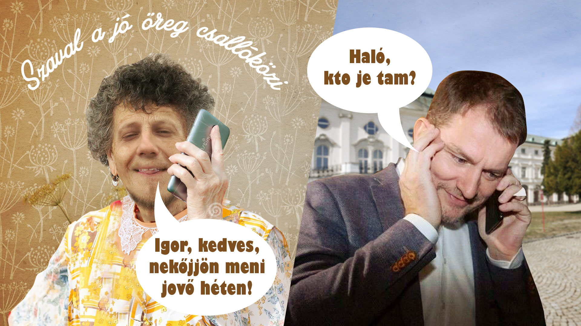 Szaval a jó öreg csallóközi: Kőmajmenni mëgin?