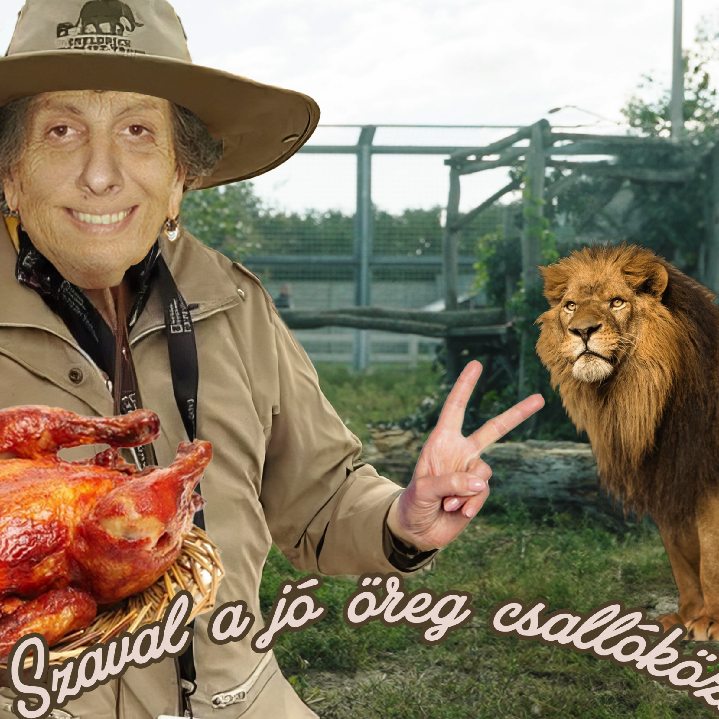 Szaval a jó öreg csallóközi: Én a oroszlányokka vagyok